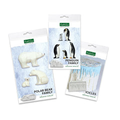 Penguins, Polar Bears and Icicles Silicone Mould Bundle-1