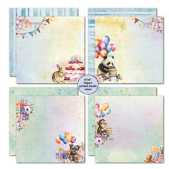 3Quarter Designs Birthday Wishes 8x8 Paper Pack-2