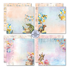 3Quarter Designs Birthday Wishes 8x8 Paper Pack-3