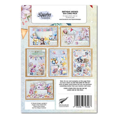 3Quarter Designs Birthday Wishes 6x4 Card Pack-2