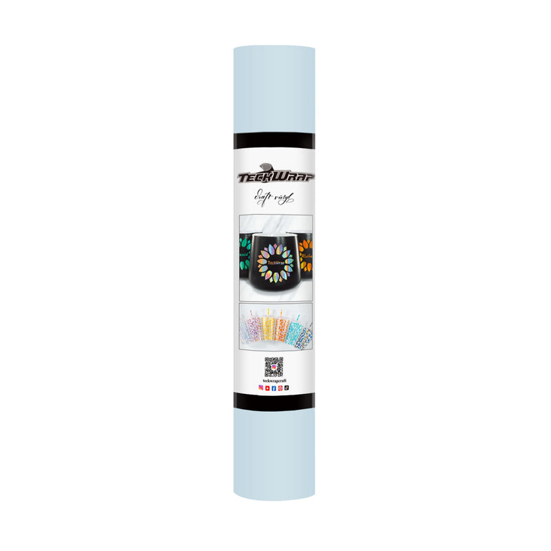 TeckWrap Matte Adhesive Vinyl - Baby Blue | Ideal for Art Projects, Decals, and More!-1