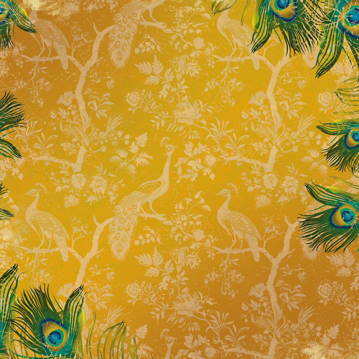 Graceful Plumes Paper Pad 6”x6”-11