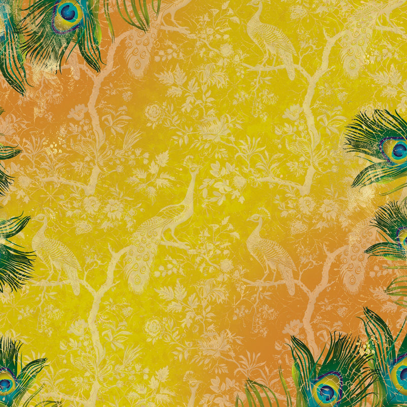 Graceful Plumes Paper Pad 6”x6”-2
