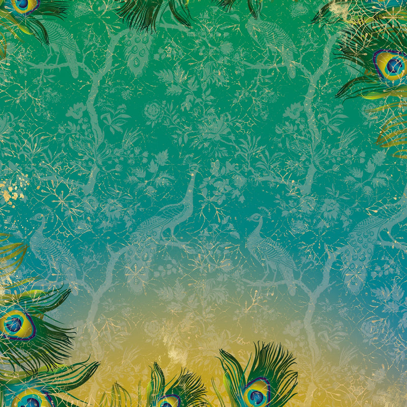 Graceful Plumes Paper Pad 6”x6”-3