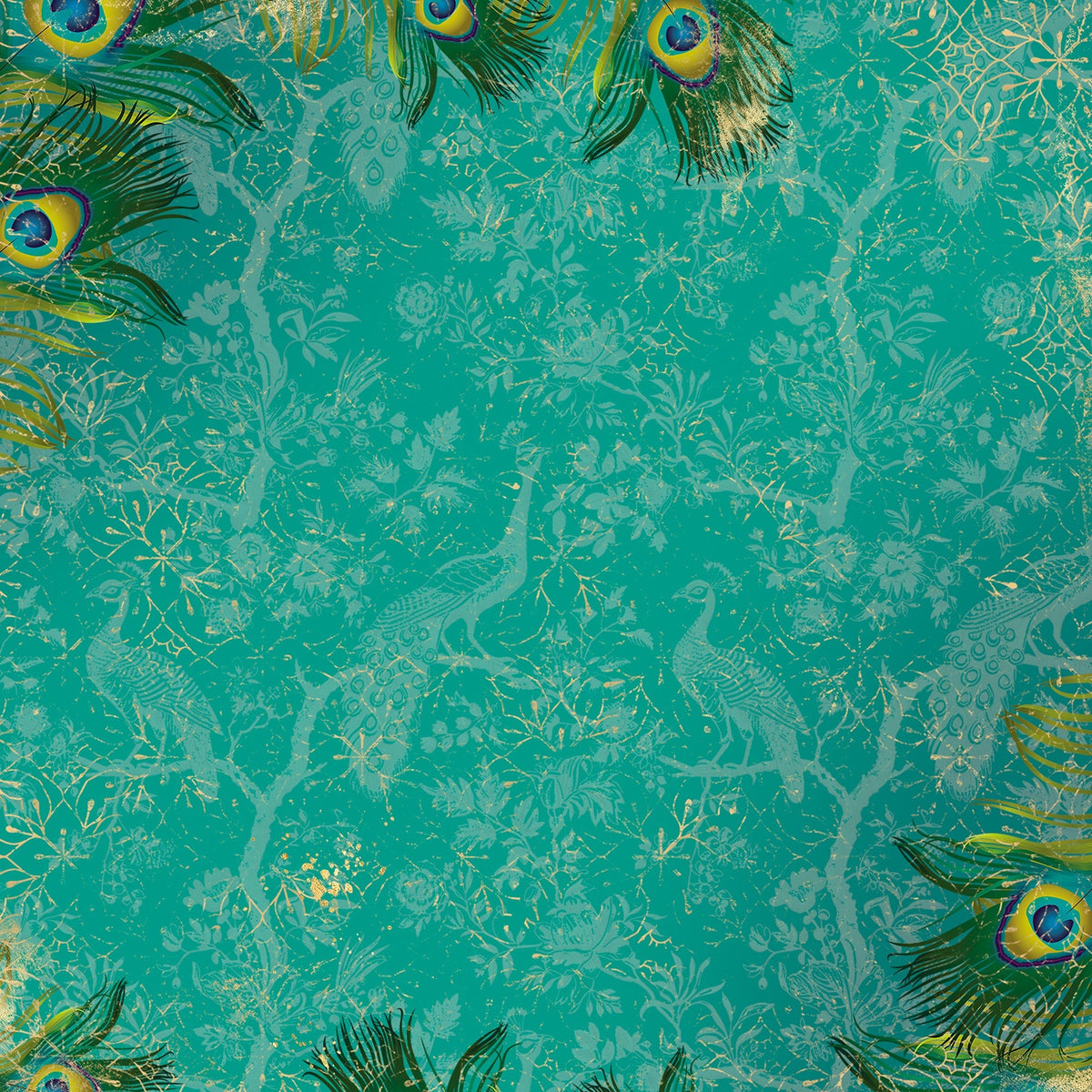 Graceful Plumes Paper Pad 6”x6”-4