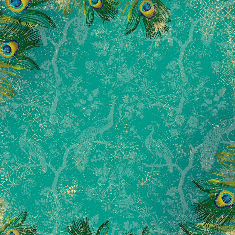 Graceful Plumes Paper Pad 6”x6”-4