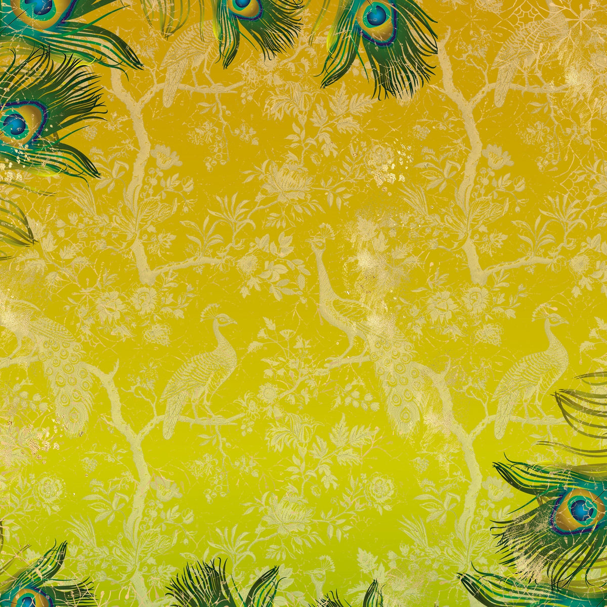 Graceful Plumes Paper Pad 6”x6”-5