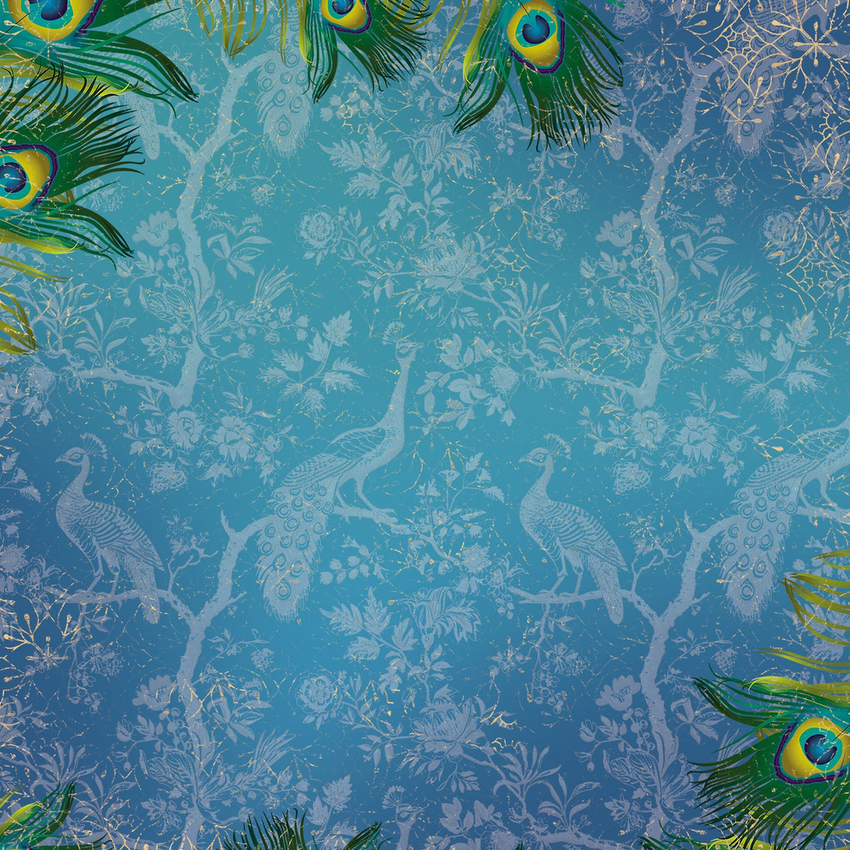 Graceful Plumes Paper Pad 6”x6”-6