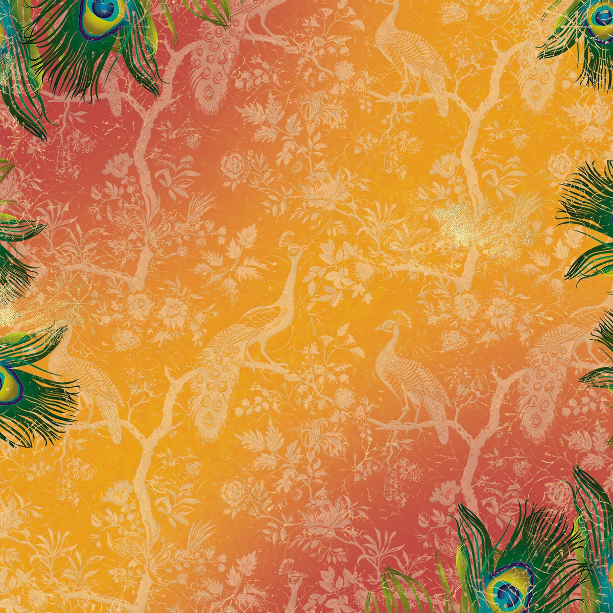 Graceful Plumes Paper Pad 6”x6”-7
