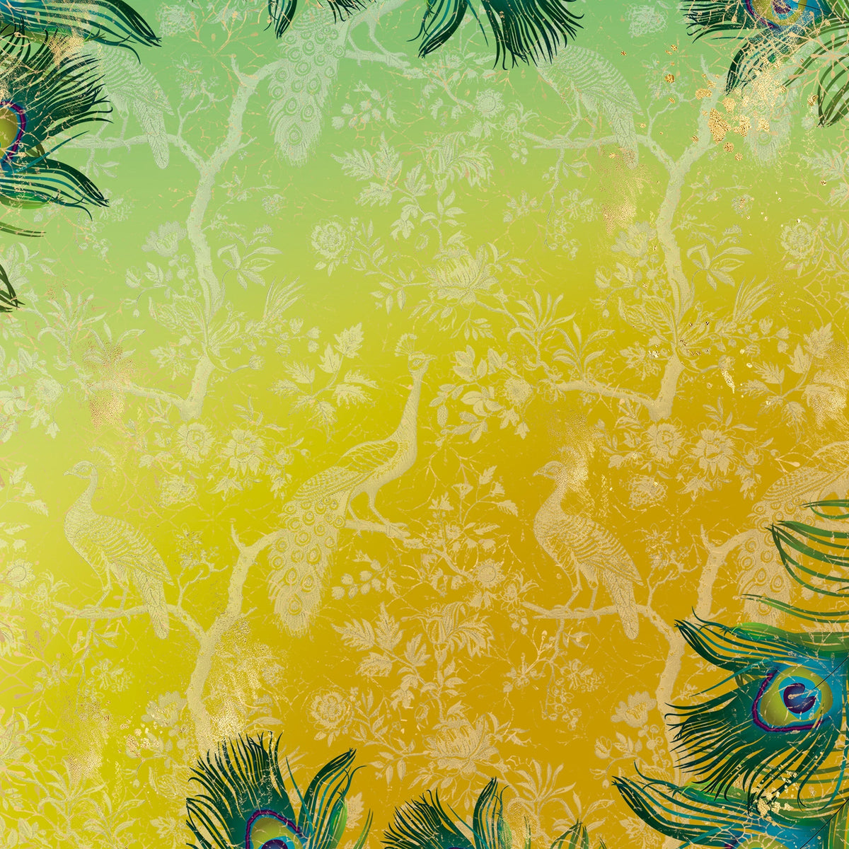 Graceful Plumes Paper Pad 6”x6”-8