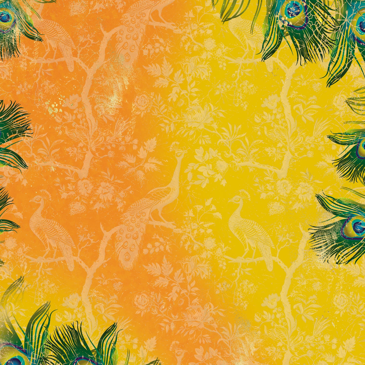 Graceful Plumes Paper Pad 6”x6”-9