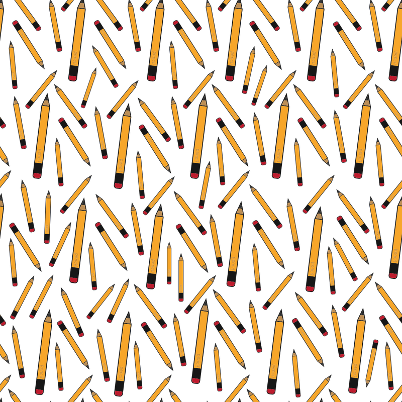 Back to School - Pencils Pattern HTV-1