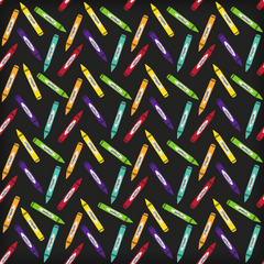 Craft HTV  Back to School - Crayons Pattern-1
