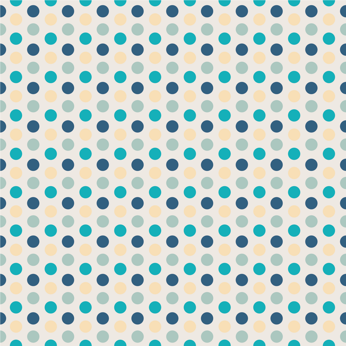Craft HTV  Beach Polka Dots Pattern-1