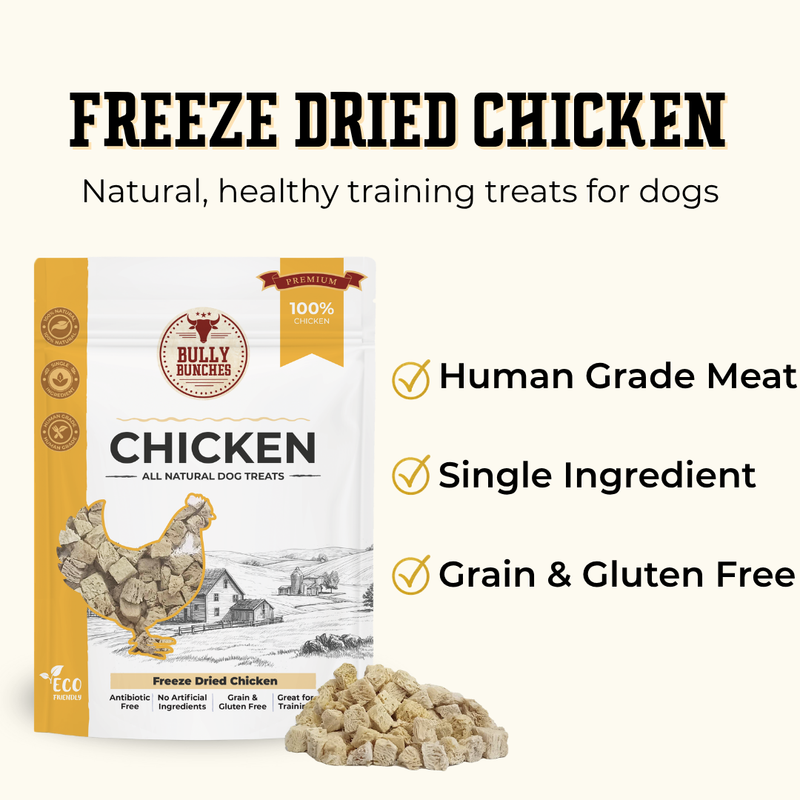 Freeze Dried Chicken 100g / 3.5oz-4