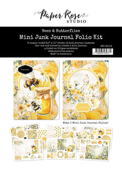 Kit Folio Mini Journal Indésirable 8,5" x 11" Abeilles et Papillons 35013-1