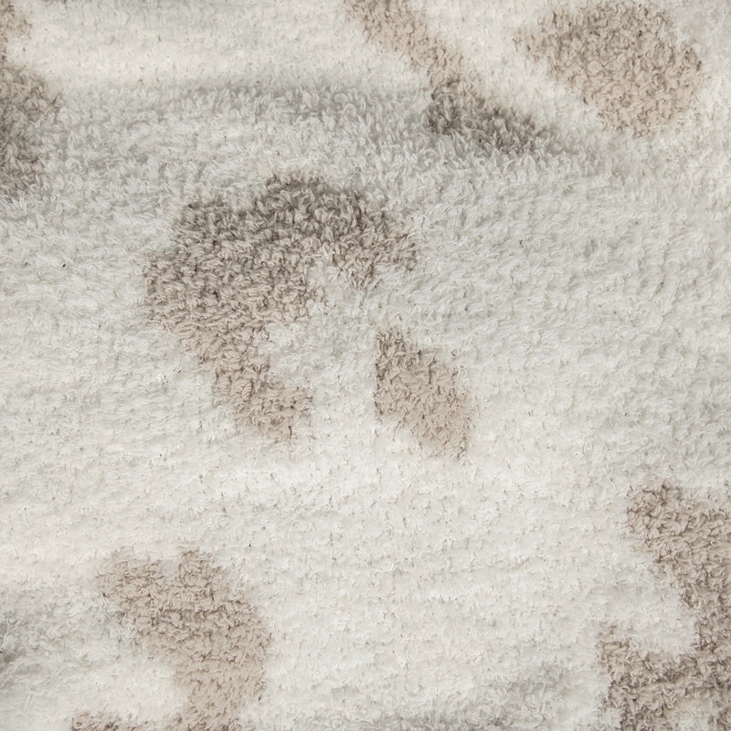Blushing Beige & White Cow Print Lovey-4