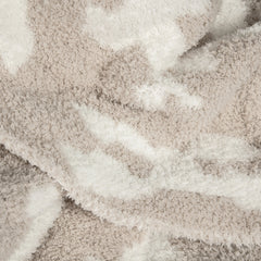 Blushing Beige & White Cow Print Lovey-5
