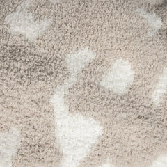 Blushing Beige & White Cow Print Throw-6