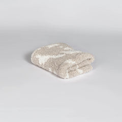 Blushing Beige & White Cow Print Lovey-3