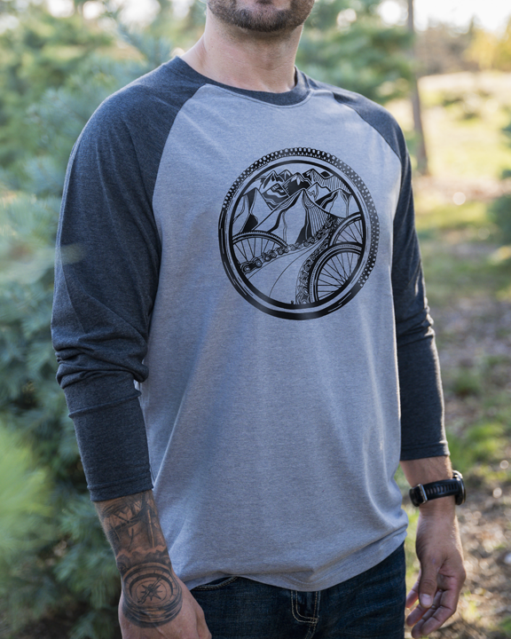 BIKE WORLD - Unisex Eco Long Sleeve Tee-1