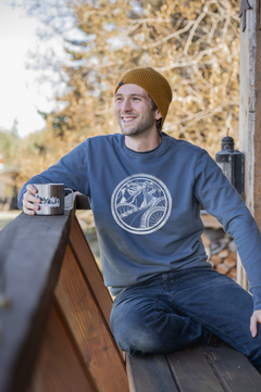 BIKE WORLD - Unisex Organic Cotton Crewneck-1