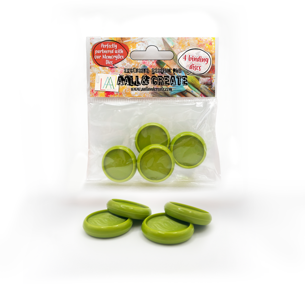 AALL and Create - Binding Discs - Olive Green-1