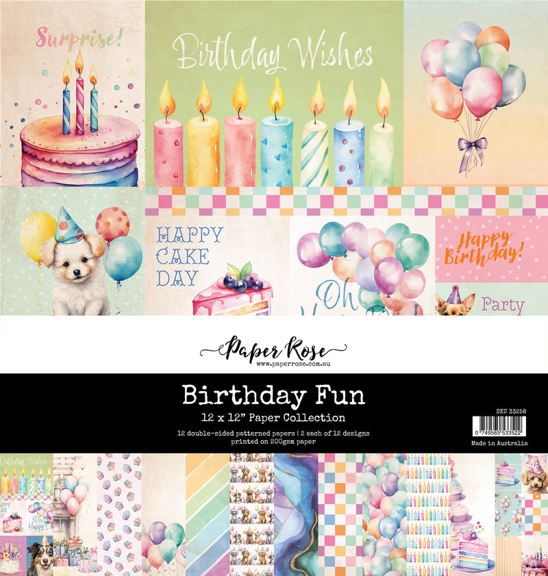 Birthday Fun 12x12 Paper Collection 33258-1