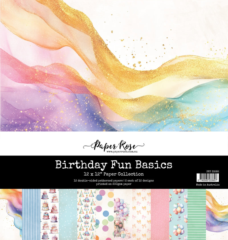 Birthday Fun Basics 12x12 Paper Collection 33282-1