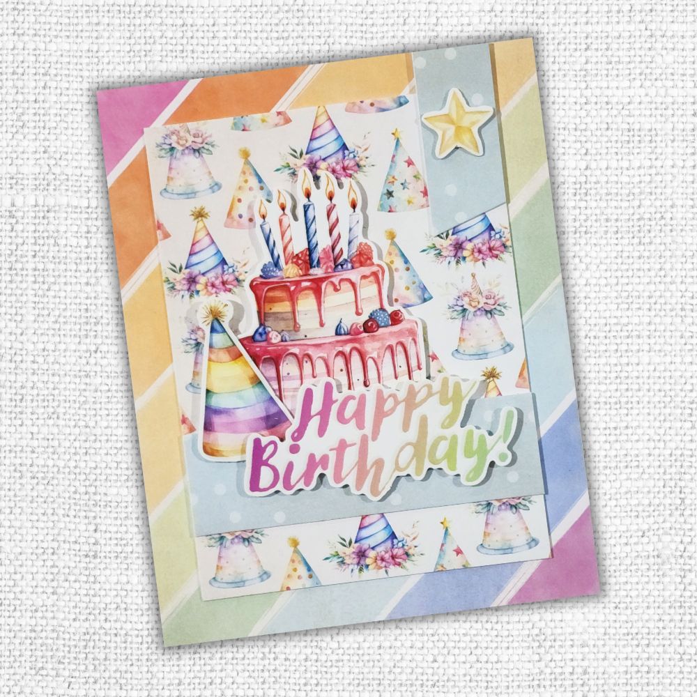 Birthday Fun Embossed Die Cuts 33306-10