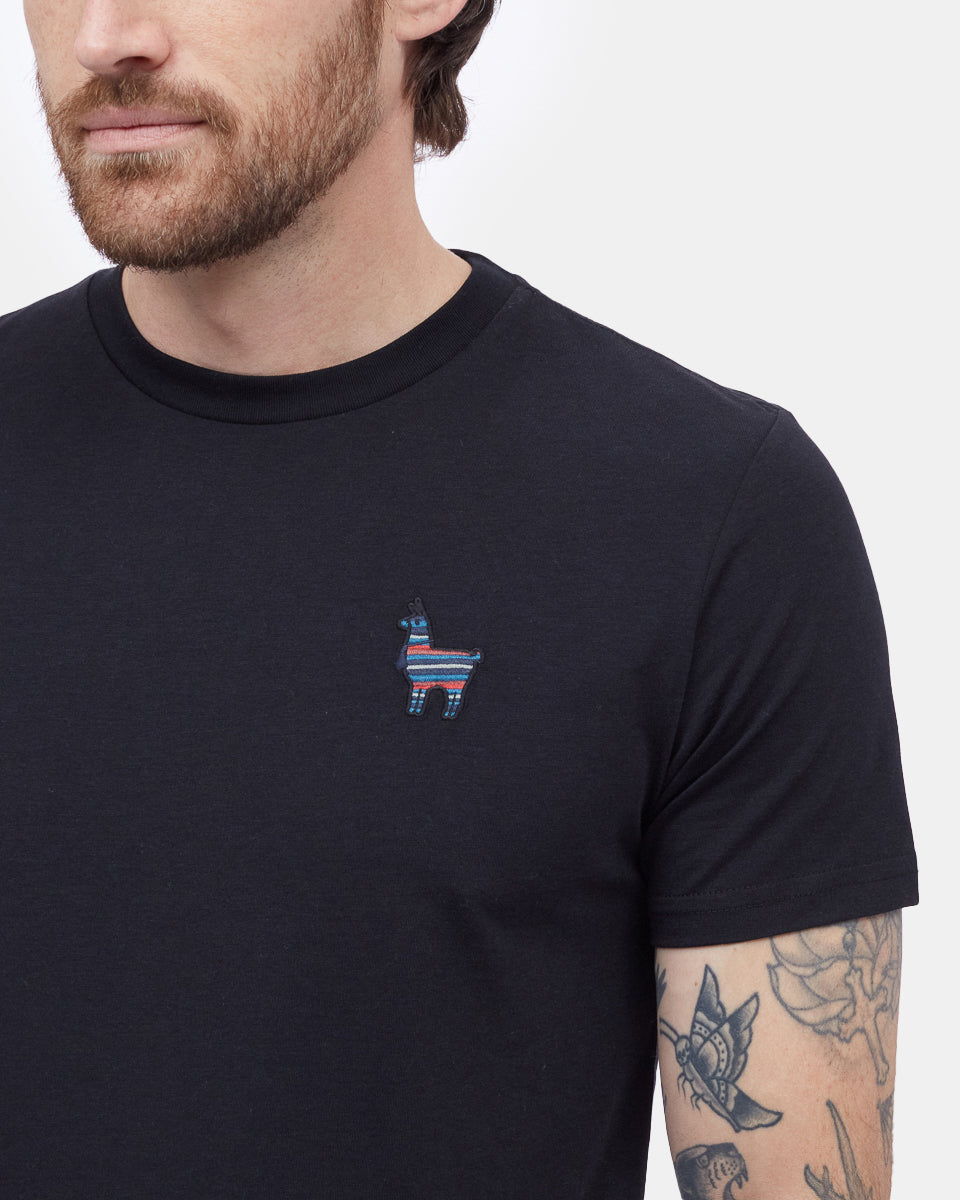 Peru Embroidered Llama T-Shirt-4