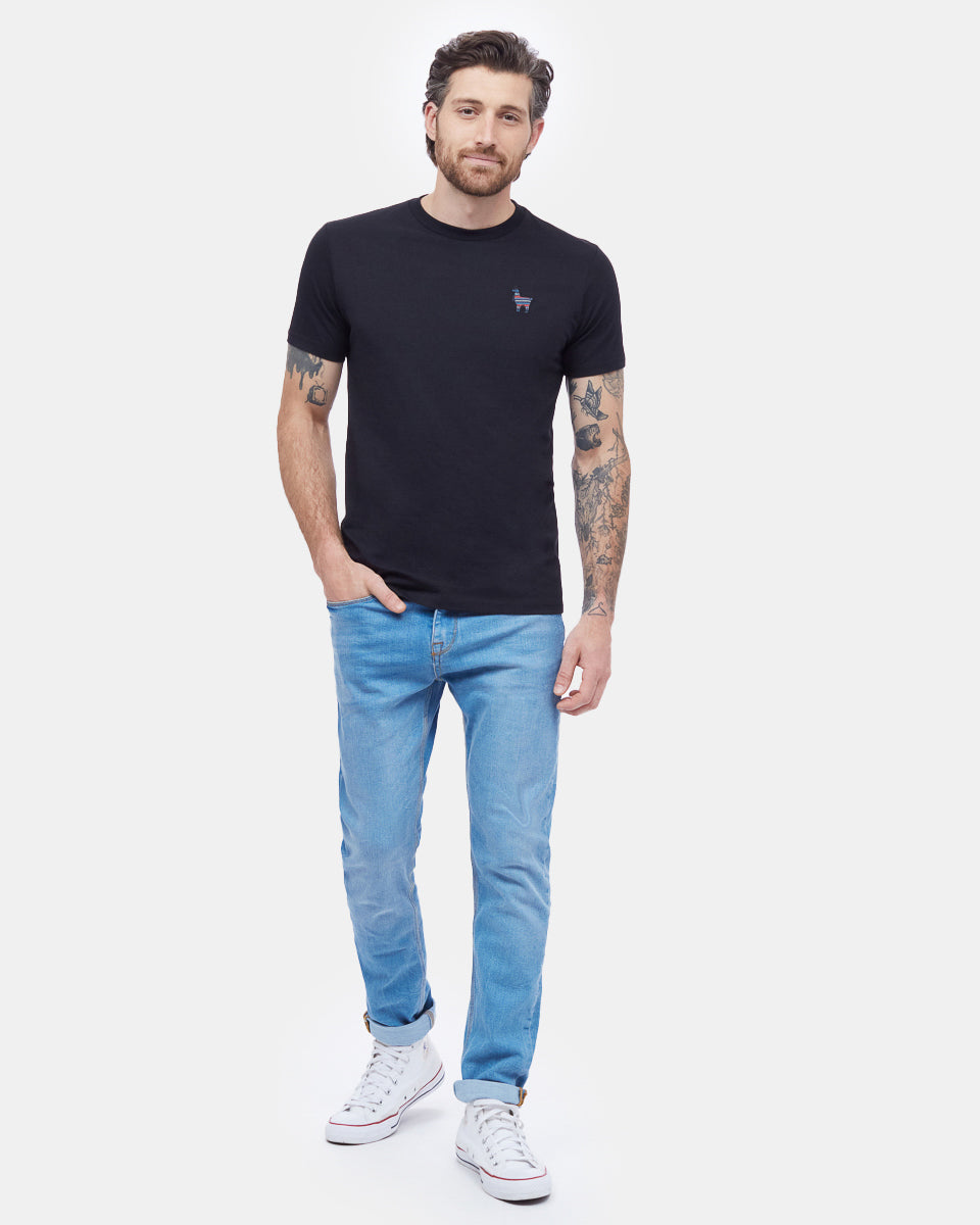 Peru Embroidered Llama T-Shirt-2