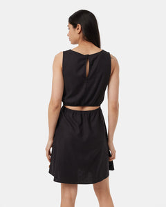 Hemp Cutout Dress-3