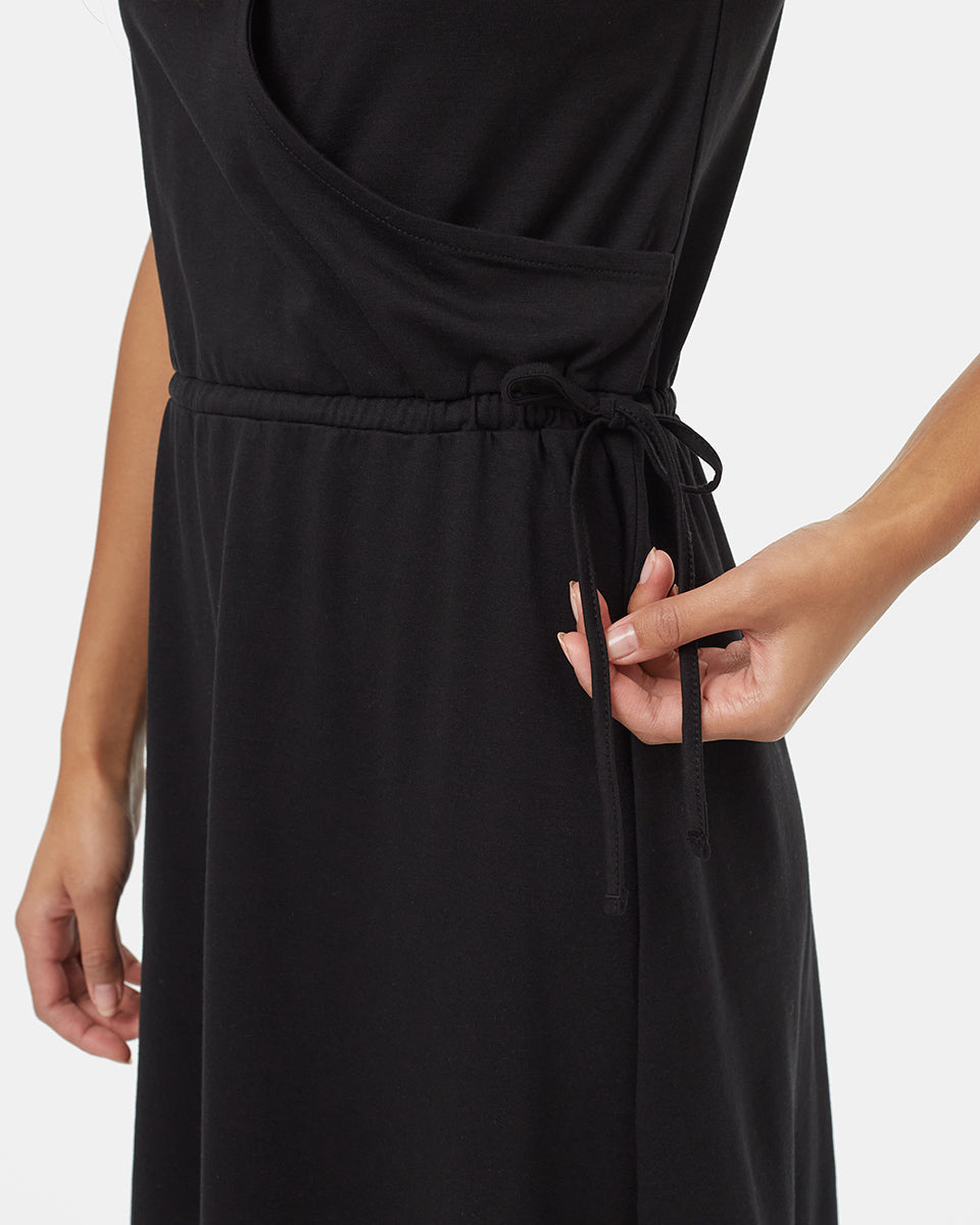 TreeBlend Wrap Front Dress-5