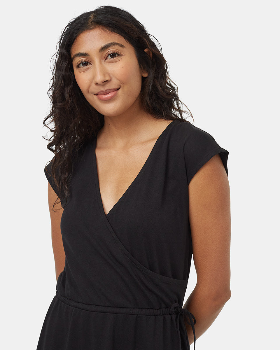TreeBlend Wrap Front Dress-4