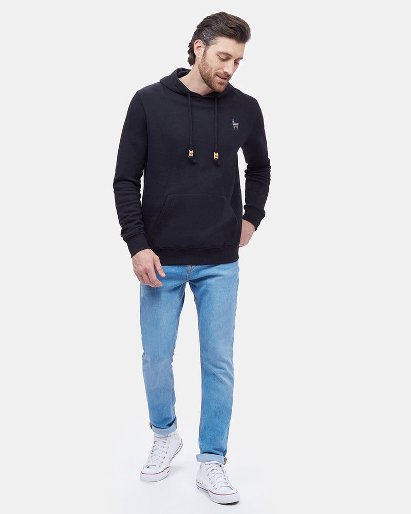 Peru Embroidered Llama Hoodie-2