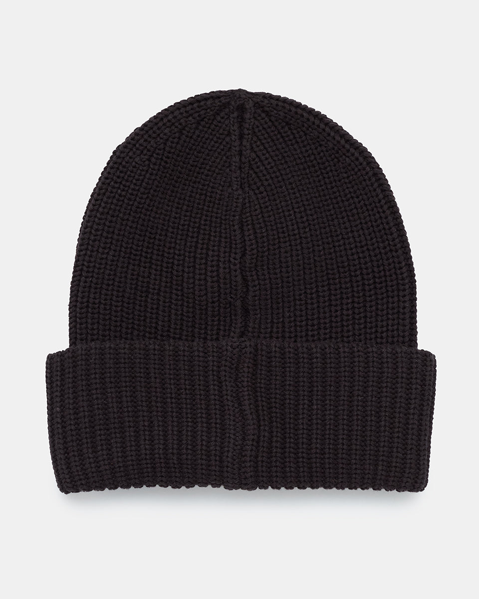 Knit Ribbed Beanie-2
