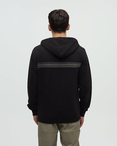 Haiti Striped Palm Zip Hoodie-3