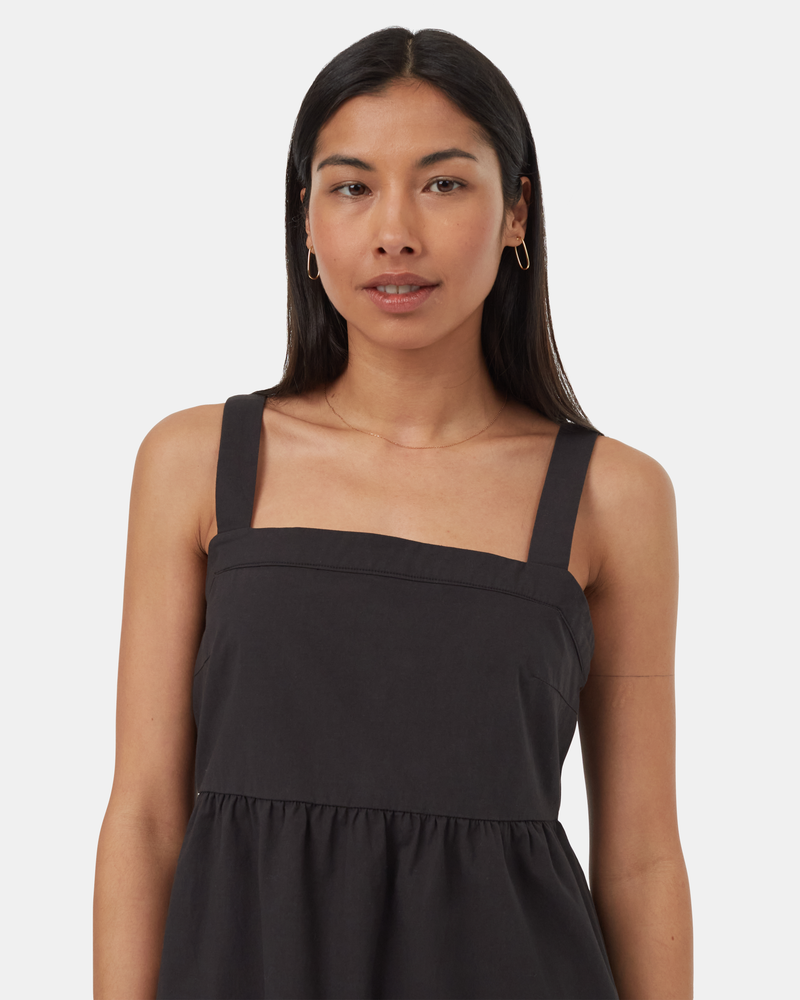EcoStretch Cotton Tiered Dress-3