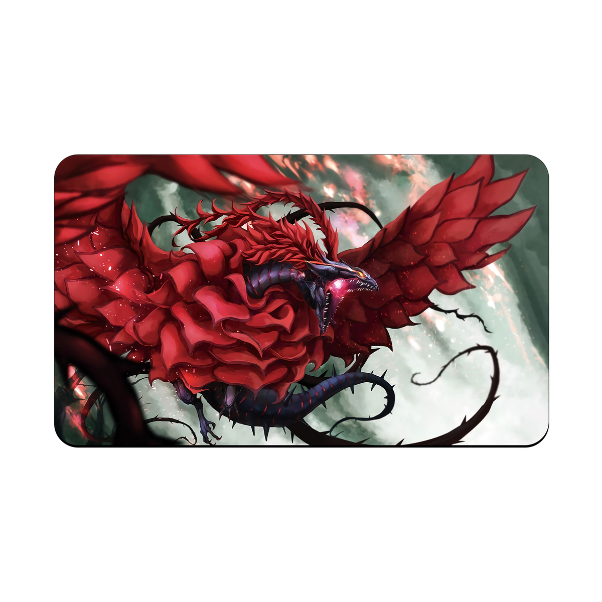 Black Rose Dragon Playmat-1