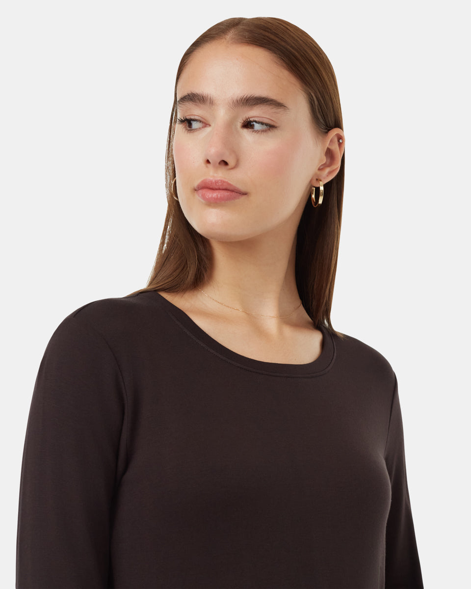 Soft EcoTerry Shirttail Dress-4