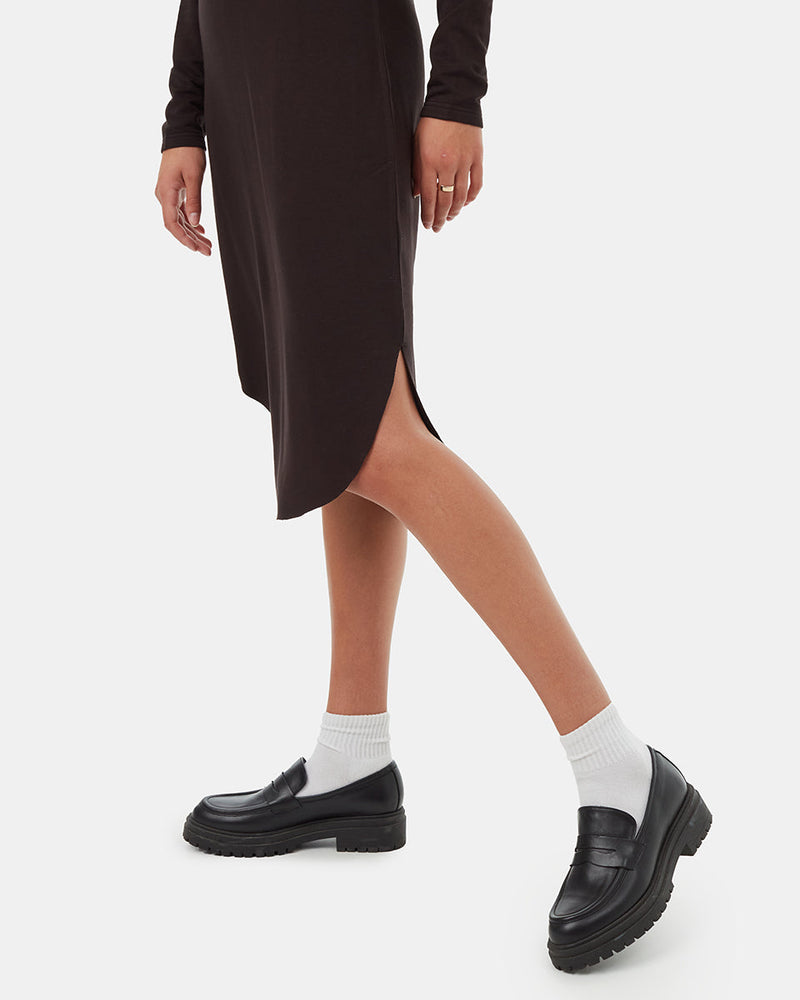 Soft EcoTerry Shirttail Dress-5