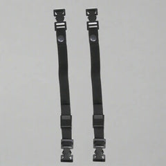 Black Snap Motorcycle Riding Pant Tie Down-1