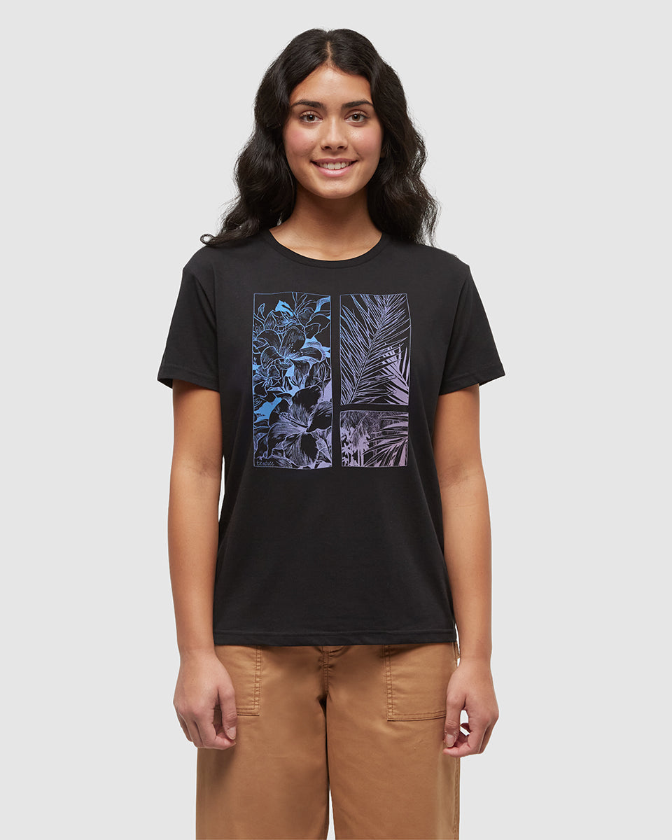 Framed Haitian Bloom T-Shirt-1
