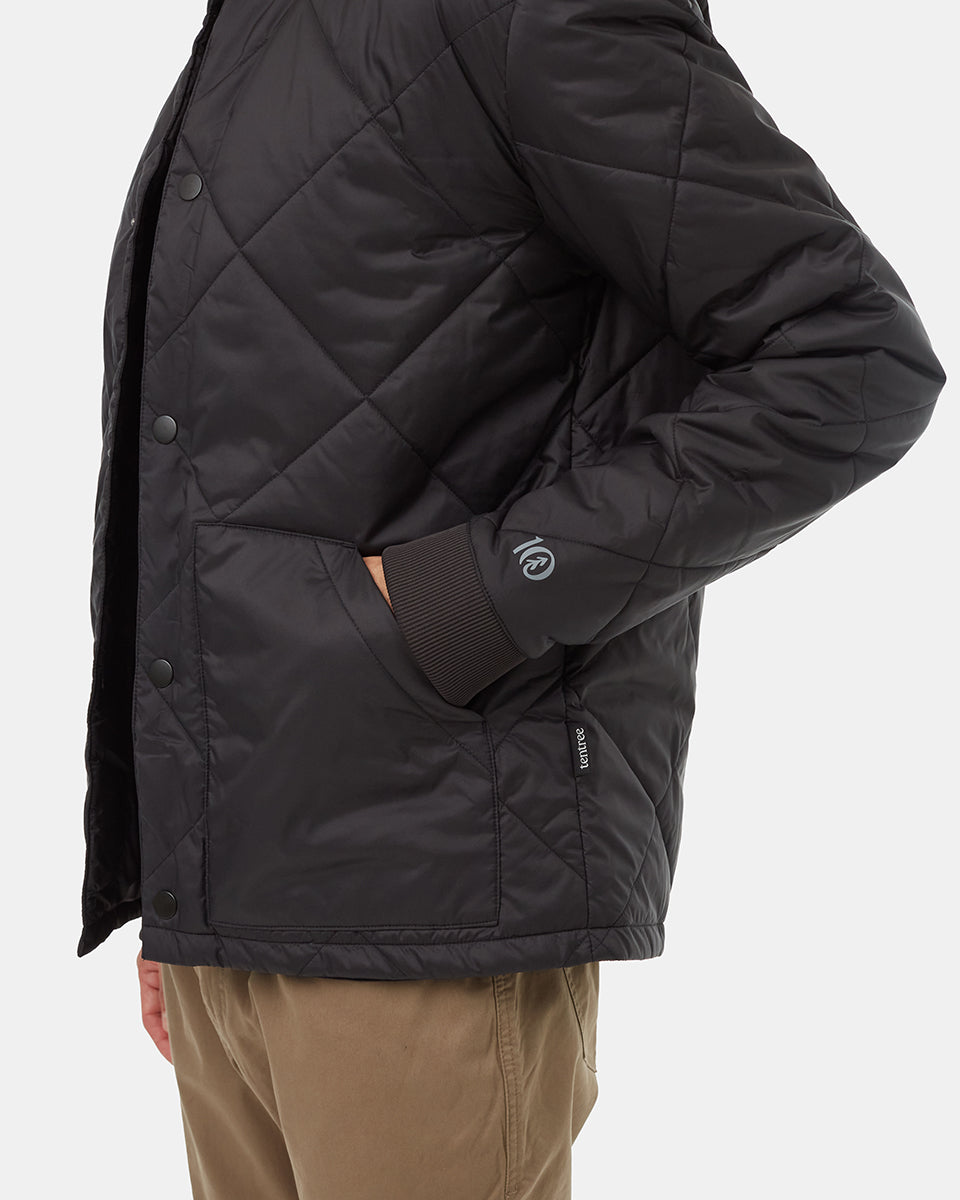 Diamond Padded Bomber Jacket-6