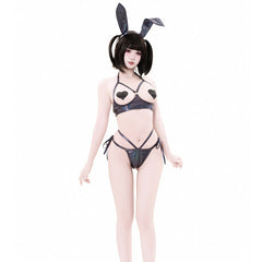 Anime Bunny Girl Style Neo Chrome Swimwear Sexy Bikini Cosplay Lingerie-4