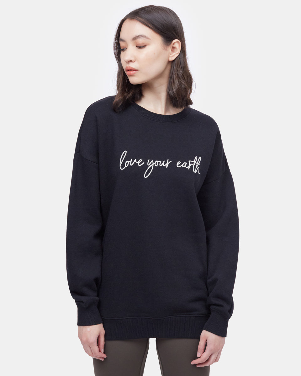 Love Your Earth Oversized Crew-2