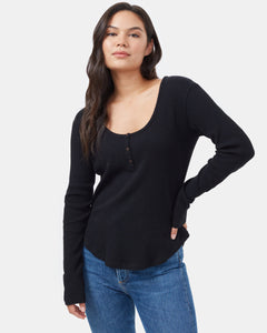 TreeWaffle Henley Longsleeve-1