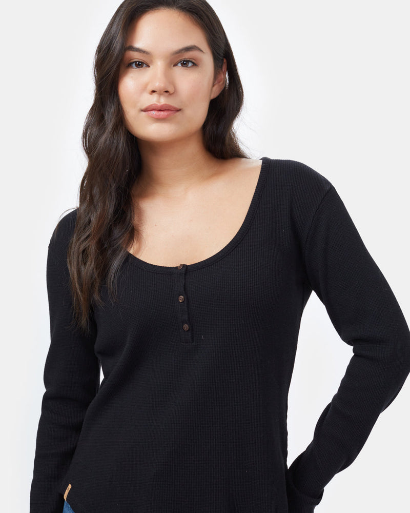 TreeWaffle Henley Longsleeve-4