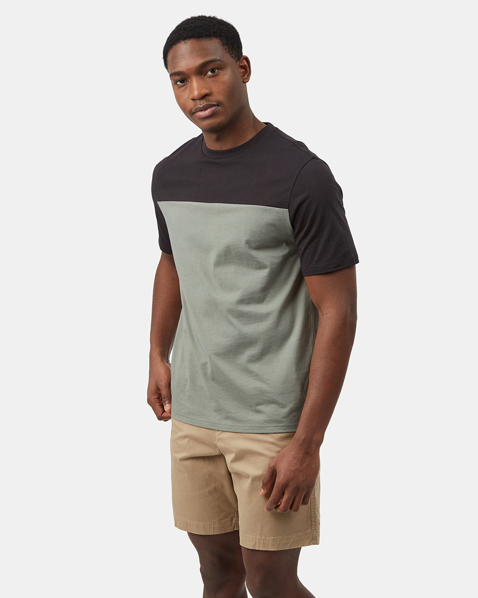 Organic Cotton Blocked Oversized T-Shirt-2